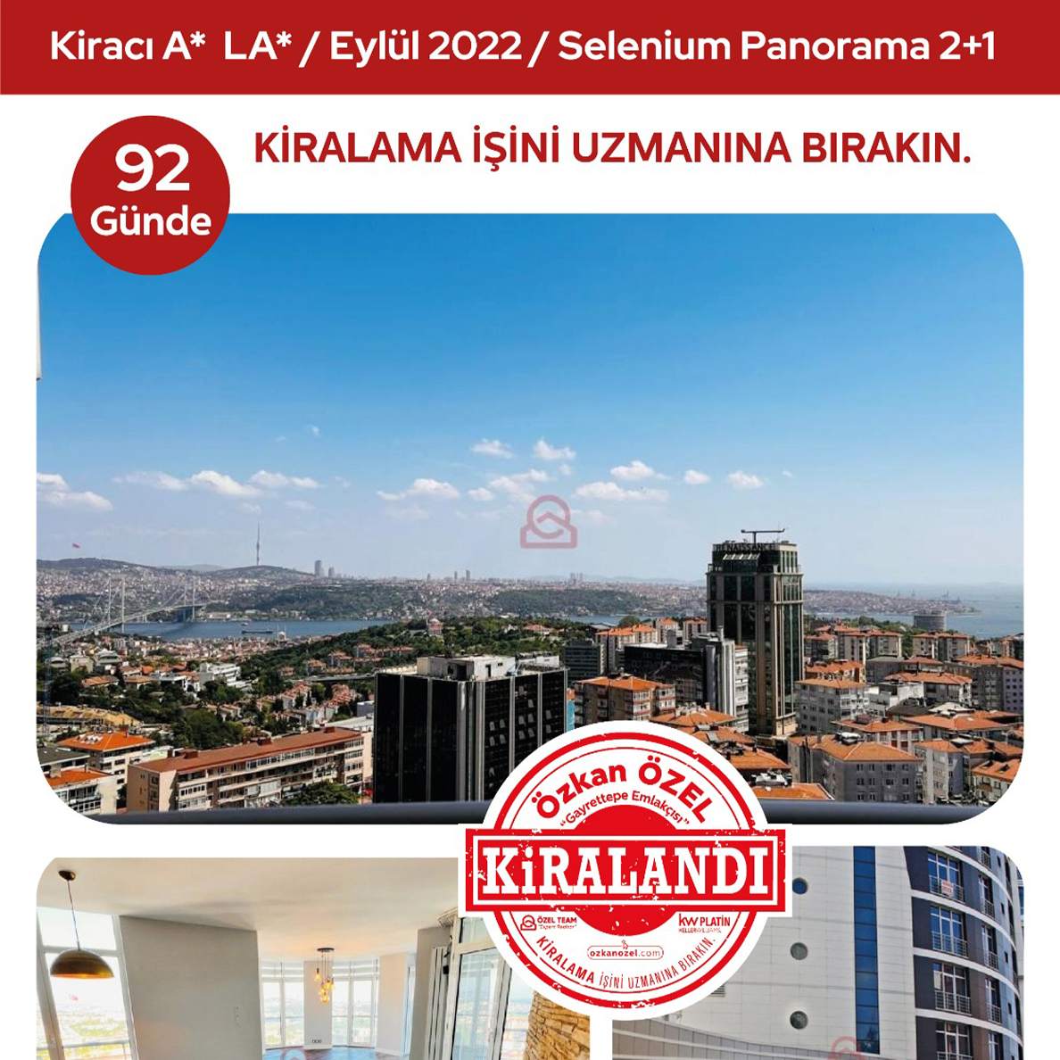 Selenium Panorama, Quasar Istanbul Satılık Daireler